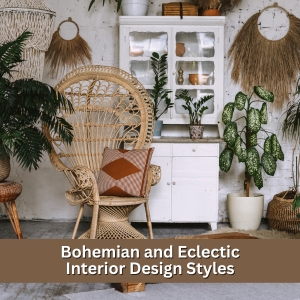 Bohemian and Eclectic Interior Design Styles