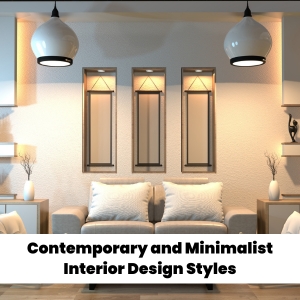 Contemporary and Minimalist Interior Design Styles